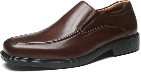 amazoncom la milano wide width mens leather dress shoes slip