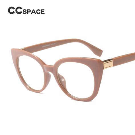 45569 cat eye glasses frames women vintage ccspace brand designer