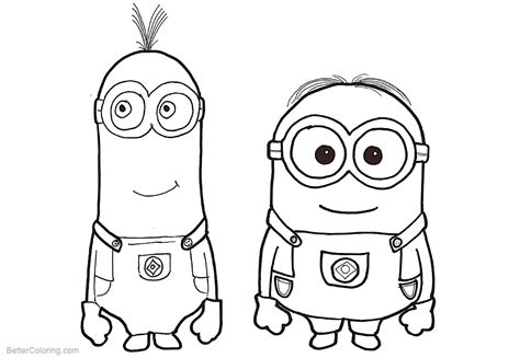 minion dave coloring pages characters  printable coloring pages
