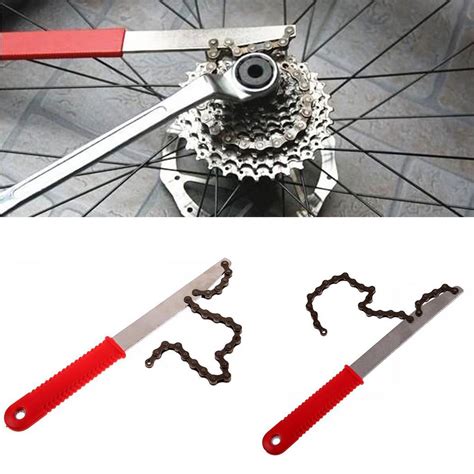 bicycle bike removal tool wheel  picture chain chromed whip repair cassette auxiliary wrench