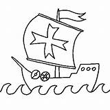 Ship Sailing Mayflower Coloring Clip Clipart Print Cliparts Printable Gif Ocean sketch template