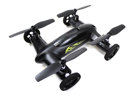 syma  flying quadcopter car remote control car  drone  battery matte black  yellow