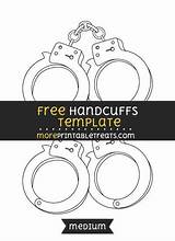 Template Handcuffs Medium Choose Board Moreprintabletreats Sponsored Links sketch template