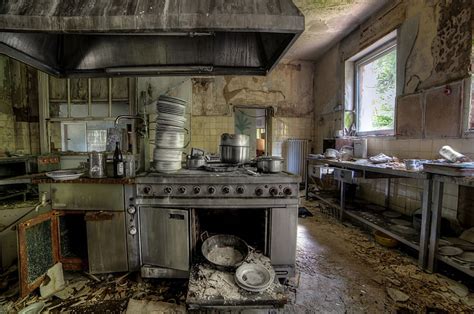hd wallpaper kitchen  abandoned hdr indoors domestic kitchen