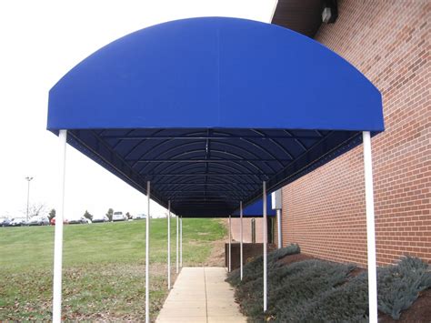 blue walkway canopy kreiders canvas service
