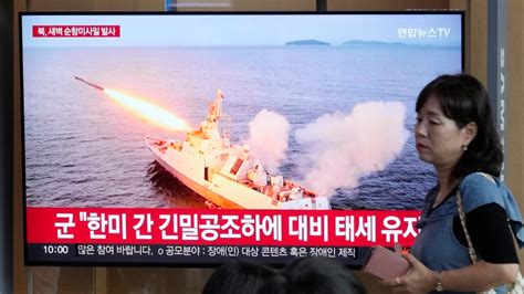 North Korea Launches Missiles Into The Sea Following Joint U S South
