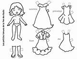 Fairy Clothes Paper sketch template