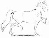 Horse Coloring Hackney Horses Pages Lineart Printable Deviantart Orb Cat Shop sketch template