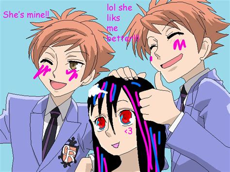 lol love triangle xd ouran oc by dave and me sexxxx on deviantart