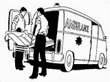 Ambulance Mobil Mewarnai Sketsa Kumpulan Petugas Realisticcoloringpages Template sketch template