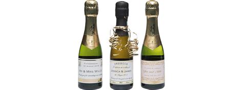 Personalised Wedding Bottles The Champagne And T Company Wedding