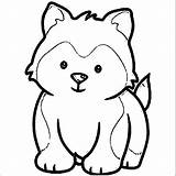 Husky Coloring Puppy Pages Siberian Dog Drawing Dogs Face Printable Outline Kids Pug Cartoon Puppies Clipart Print Faces Drawings Wecoloringpage sketch template