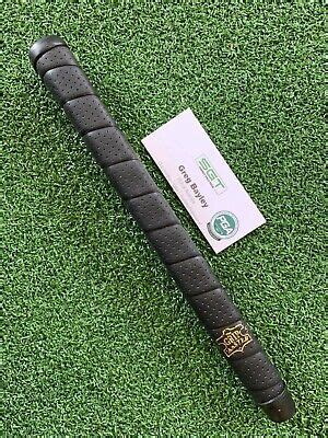 grip master classic wrap midsize leather golf putter grip black ebay