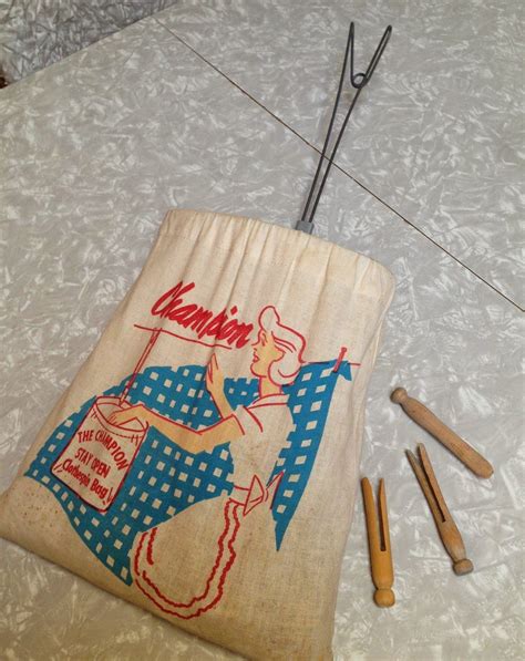 color  world vintage clothespin bag clothespin bag vintage laundry