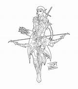 Zelda Pages Lineart sketch template
