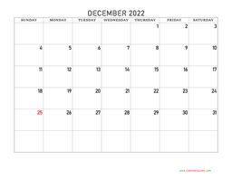 december calendar   holidays calendar quickly