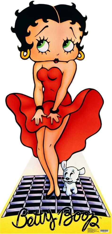 Betty Boop Dress Cardboard Stand Up Betty Boop Dress Betty Boop