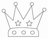 Crown Freecoloring Crowns sketch template