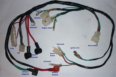 atv wiring harness diagram
