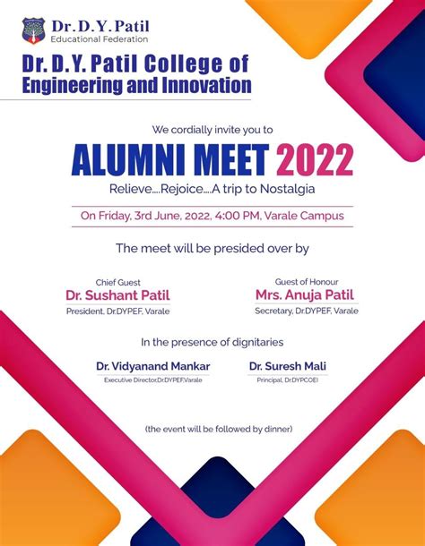 report  alumni meet   dypcoei college  engineering
