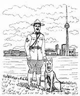 Coloring Police Dog Pages Rcmp Lux Visit K9 Sheets Thus Began Section Use Work His People Colouring Popular Book sketch template
