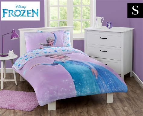 Disney Frozen Elsa Microfibre Single Bed Quilt Cover Set Au