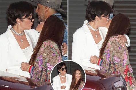 Kris Jenner Kisses Rhobh S Kyle Richards On The Lips As The Pair