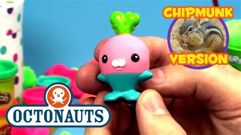 octonauts vegimals nick jr bath toys unboxing chipmunk version