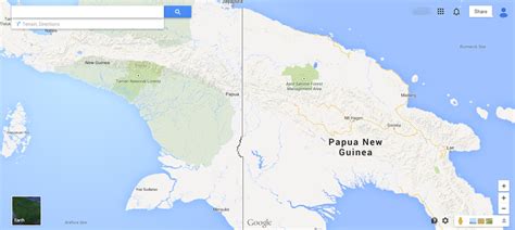 The Border Between Indonesia And Papua New Guinea
