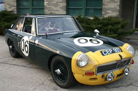 1967 mgb gt race car race cars bmw classic cars car
