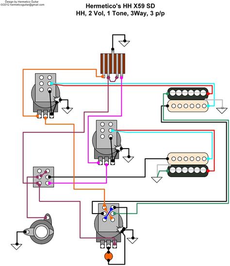 hermetico guitar wiring diagram epiphone genesis custom