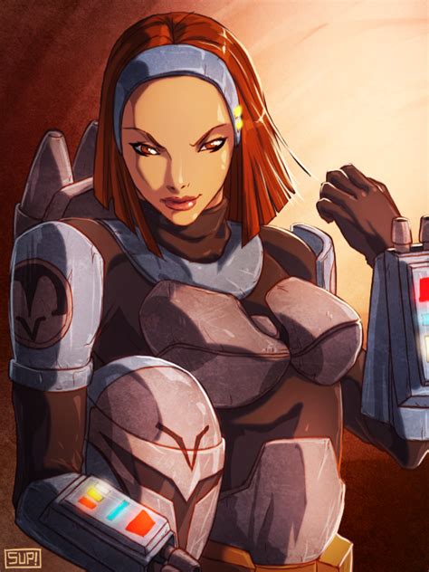 Star Wars The Clone Wars Bo Katan By Suppa Rider By Aliens