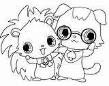 Coloring Jewelpet Pages Labra Coloringpagesfortoddlers Coloriage Fr Jewelpets Children Chibi Popular Brownie sketch template