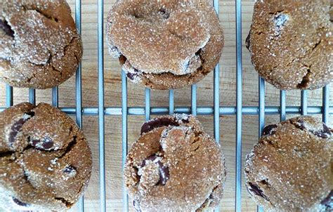 siriously delicious chewy chocolate gingerbread cookies