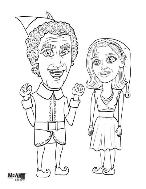 elf   coloring pages