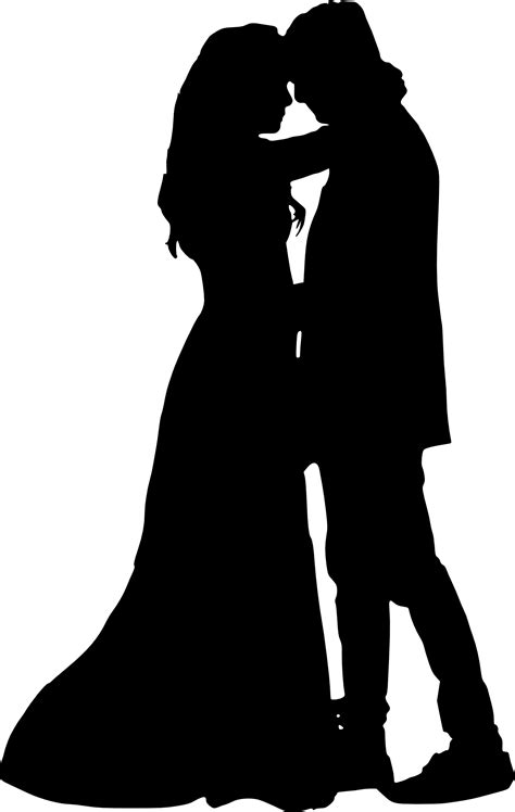 silhouette couples  love  getdrawings