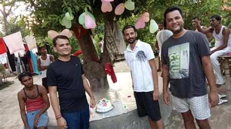 party in jail murder convict pintu tiwari celebrates birthday with inmates in bihar s sitamarhi