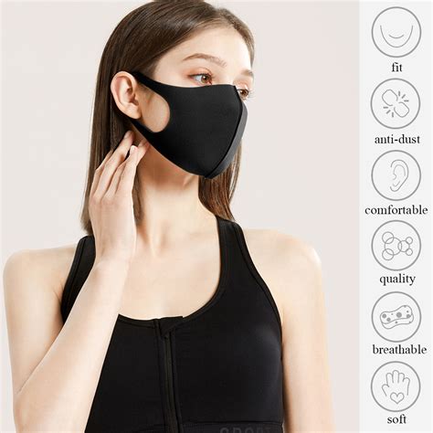 pcs anti dust mask pm face mask breathable dust cycling allergies protection mask