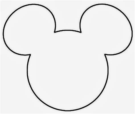 mickey mouse head templates   fiesta  english