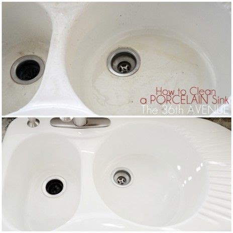 clean  porcelain sink cleaning hacks porcelain sink cleaning