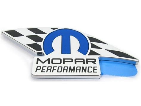 genuine mopar emblem mopar performance   mopar parts