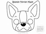 Mask Terrier Templates Masks Simplemomproject Play sketch template