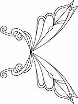 Wings Fairy Pages Coloring Printable Recommended Color sketch template