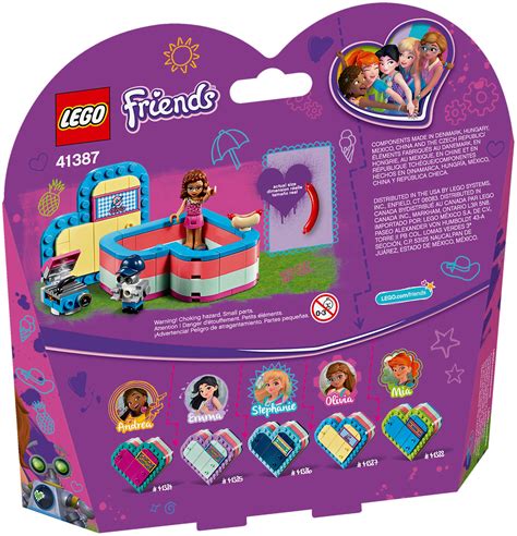 Lego Friends 41387 Olivia S Summer Heart Box Mattonito