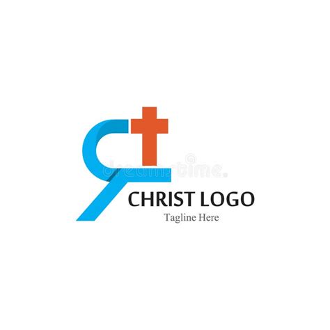 christ logo template design creative simple stock illustration illustration  jesus christ