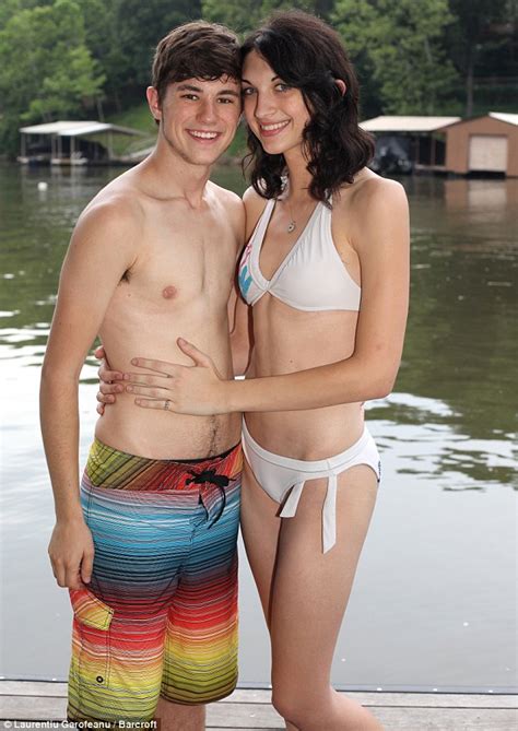 transgender teen lovebirds pose in swimsuit shoot after both having gender reassignment surgery