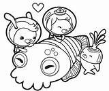 Octonauts Coloring Pages Drawing Printable Coloriage Print Kids Octonaut Color Colouring Bestcoloringpagesforkids Clipart Coloriages Animals Gups Cuttlefish Underwater sketch template
