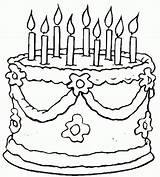 Tarta Cumpleanos Niños sketch template