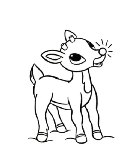 reindeer coloring page coloring home