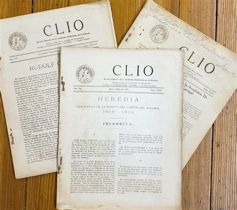 clio organo revista bimestre de la academia dominicana de la historia by emilio rodriguez